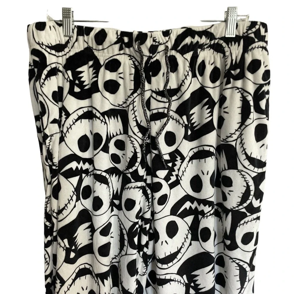 Nightmare Before Christmas Jack Pumpkin Women's Velour Sleep Jogger Size… - Picture 4 of 8